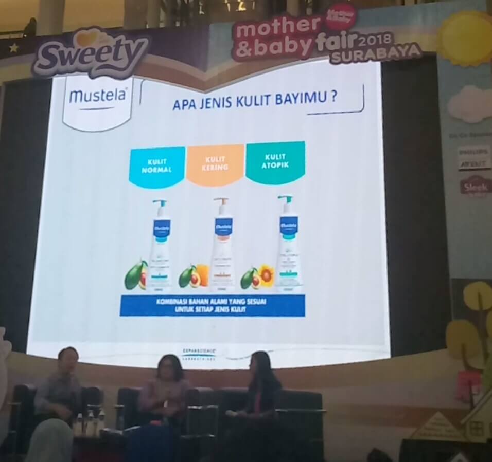 Produk Mustela untuk tiap jenis kulit bayi. 