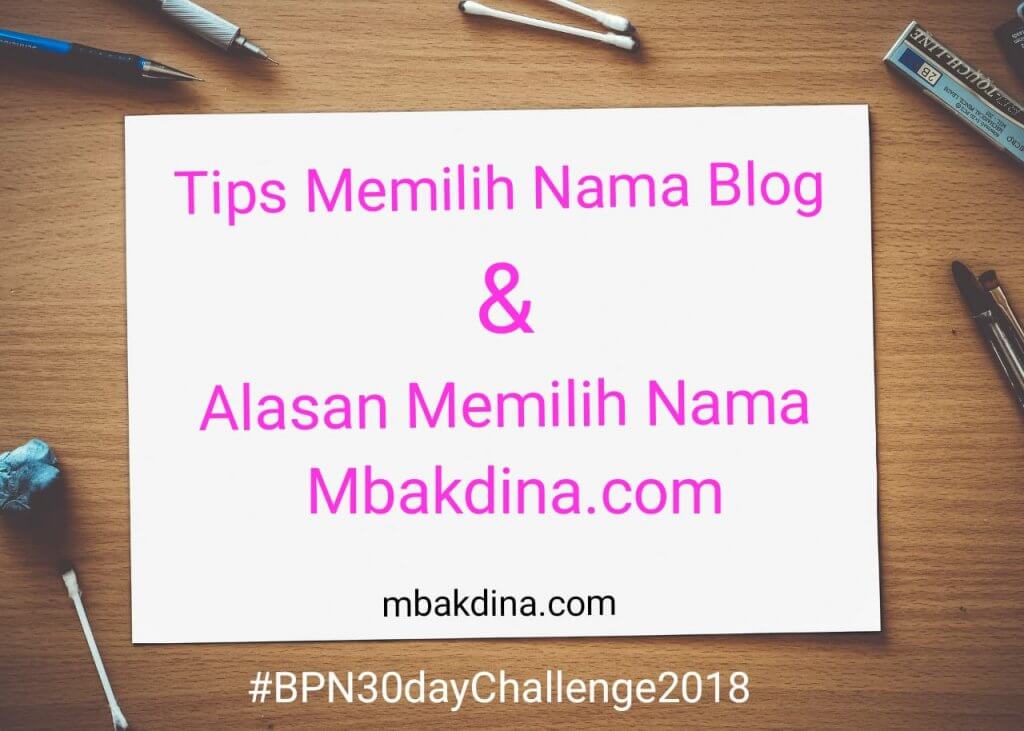 Tips memilih nama blog