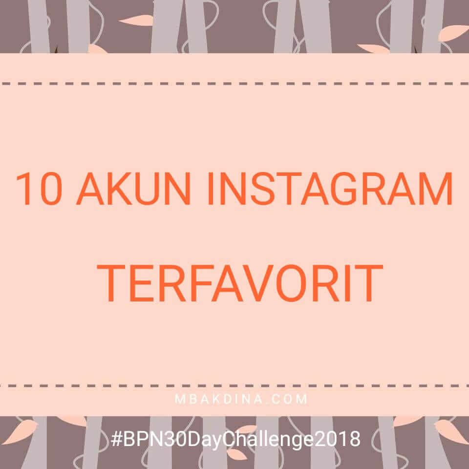 10 Akun Instagram Recommended