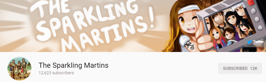 channel youtube favorit the sparkling martins